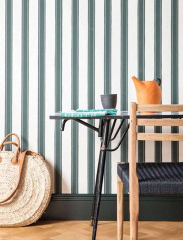 Farrow and Ball Wallpaper Block Print Stripe 719