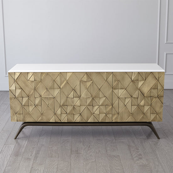 Triangle Cabinet-Brass