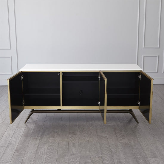 Triangle Cabinet - Brass