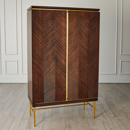 Latilla Tall Bar Cabinet