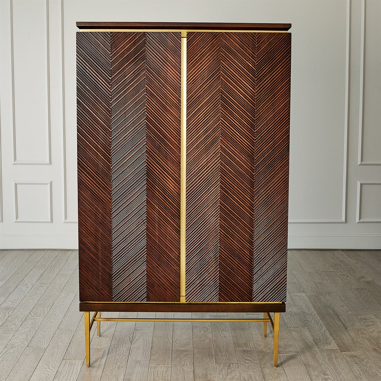 Latilla Tall Bar Cabinet