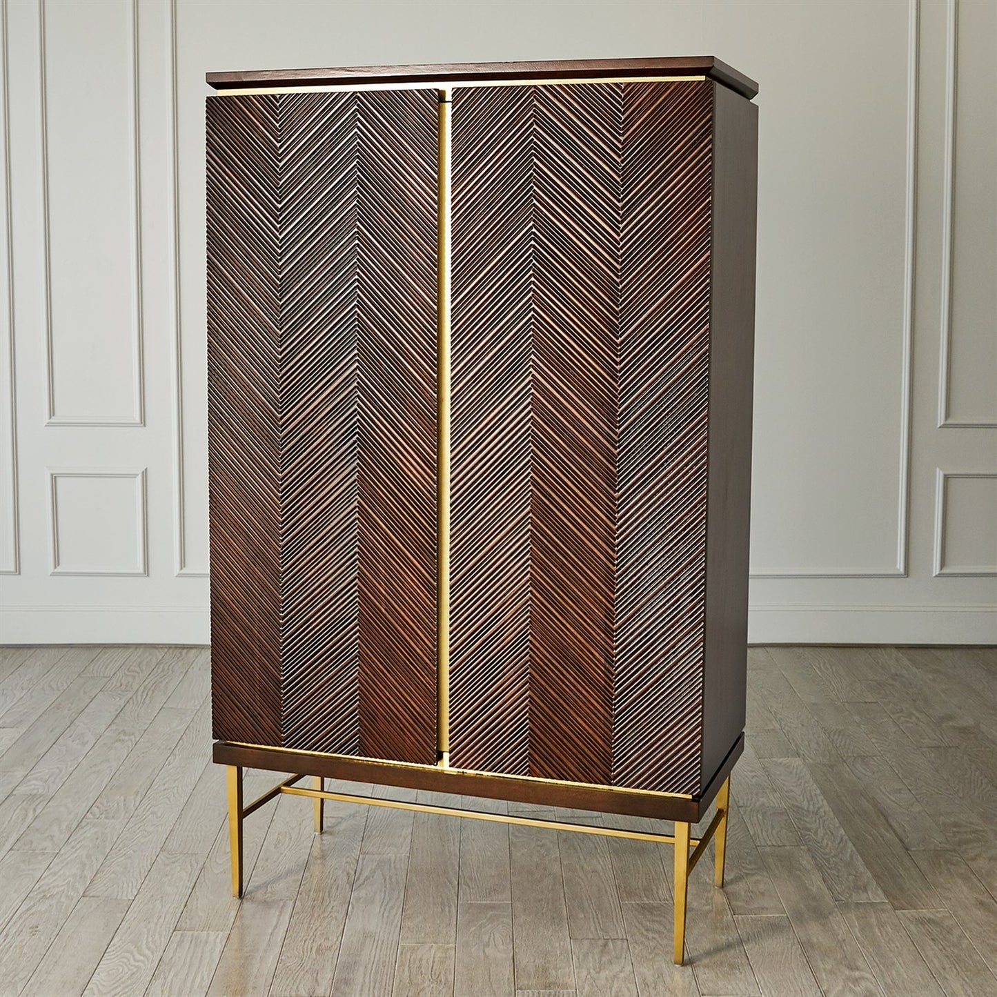 Latilla Tall Bar Cabinet