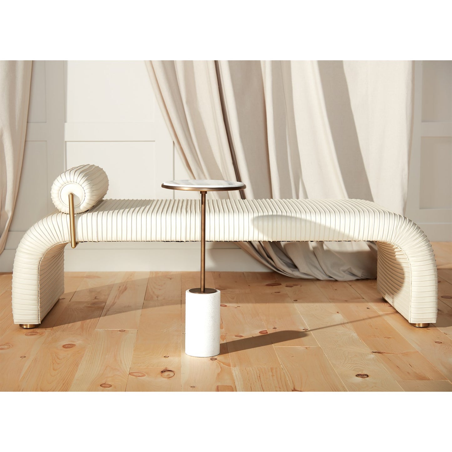 Cade Daybed-Milk Leather