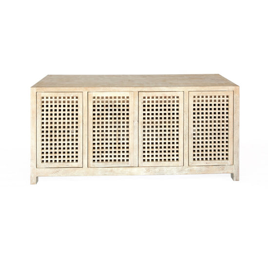 Driftwood Lattice Credenza