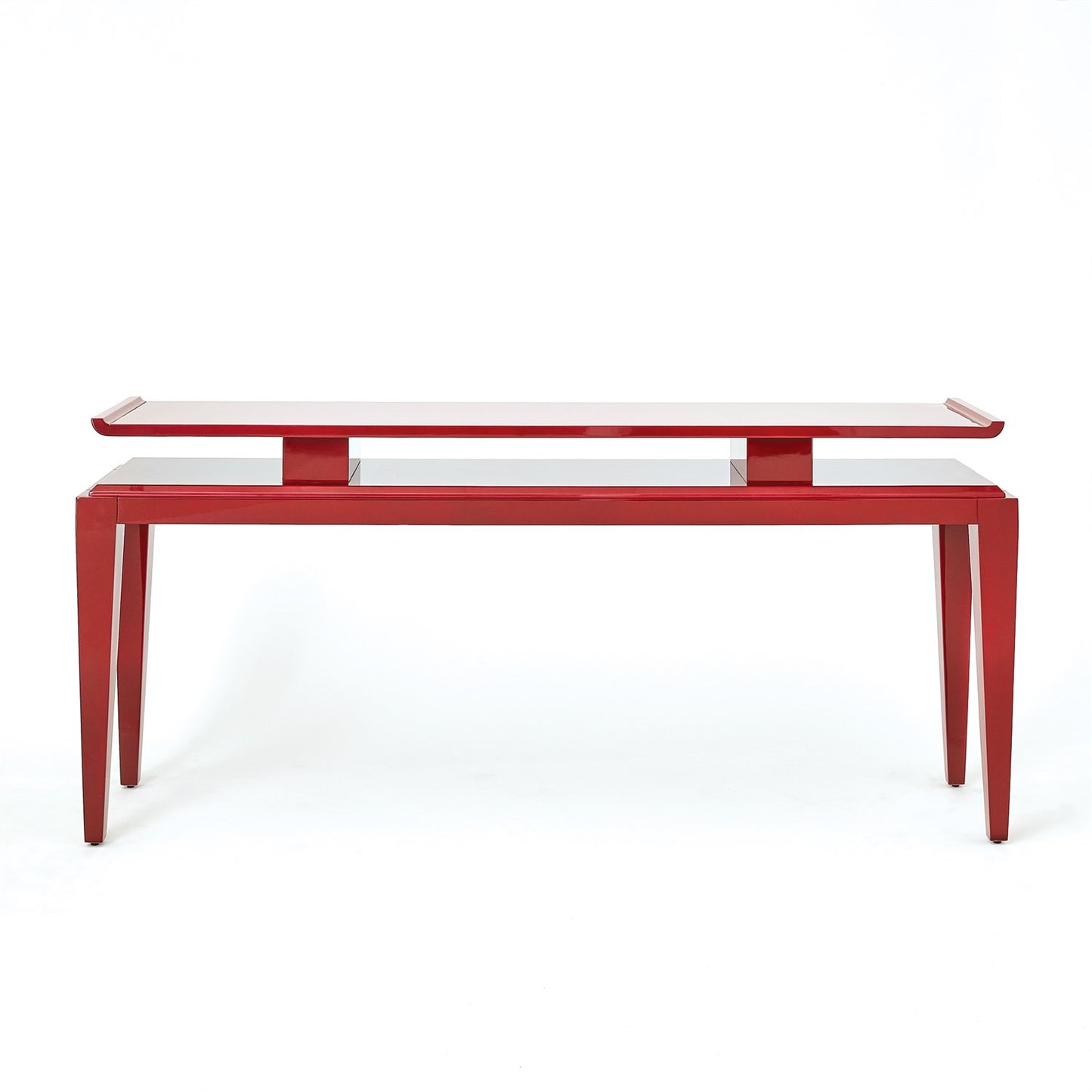 Poise Console Table - Deep Red