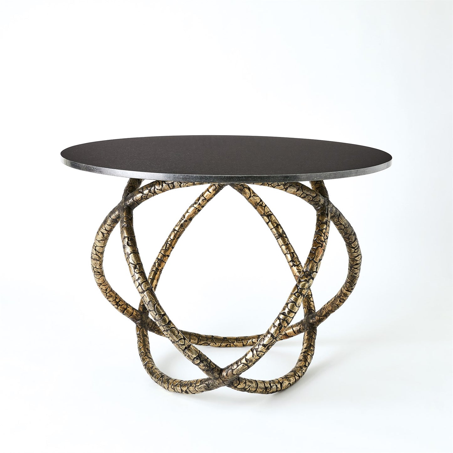 Astro Table - Antique Brass w/Black Granite