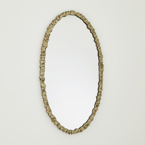 Artiste Oval Mirror - Brass