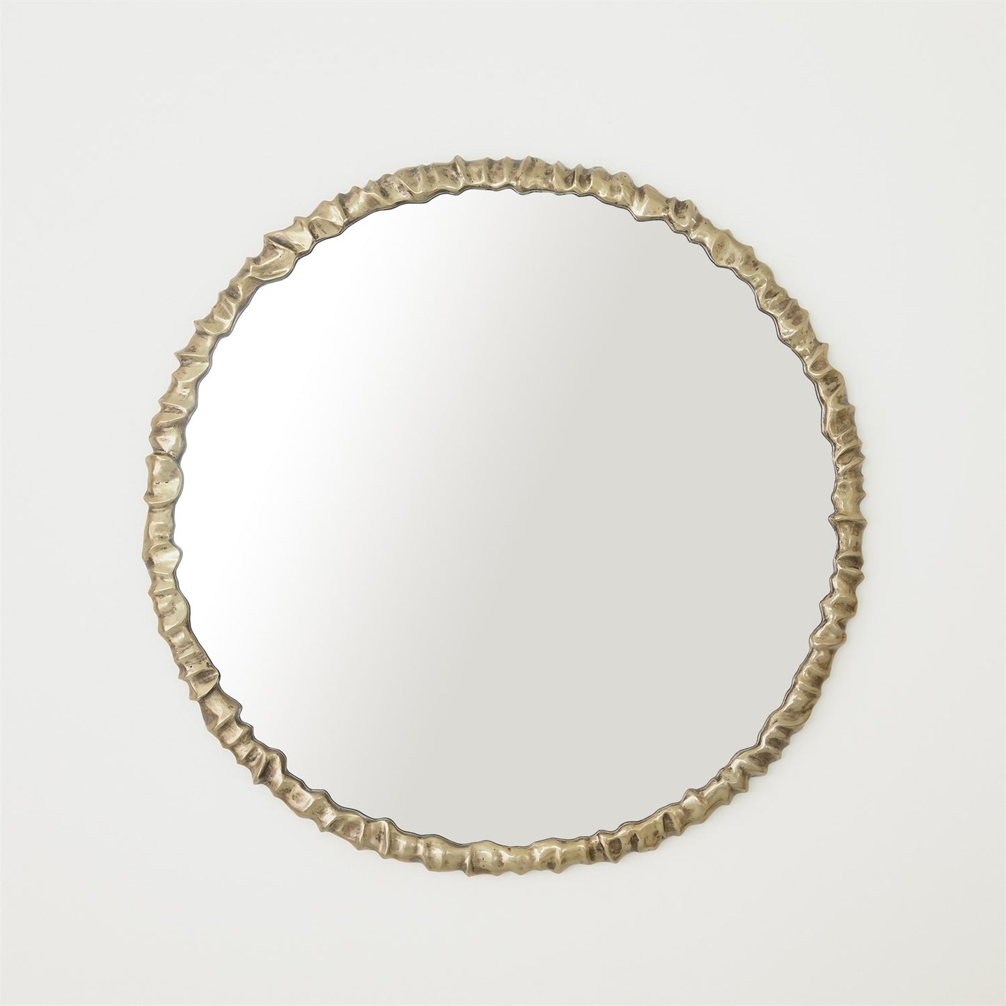 Artiste Round Mirror - Brass