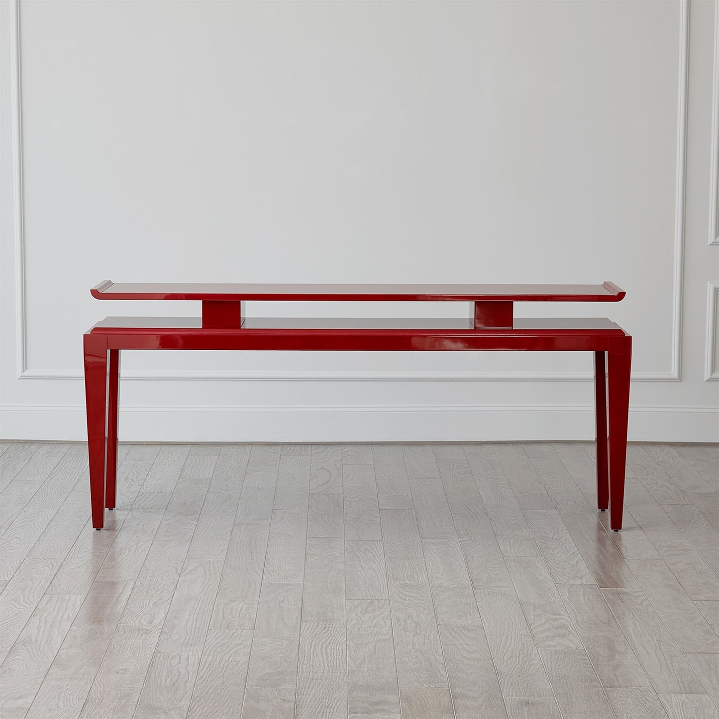 Poise Console Table - Deep Red