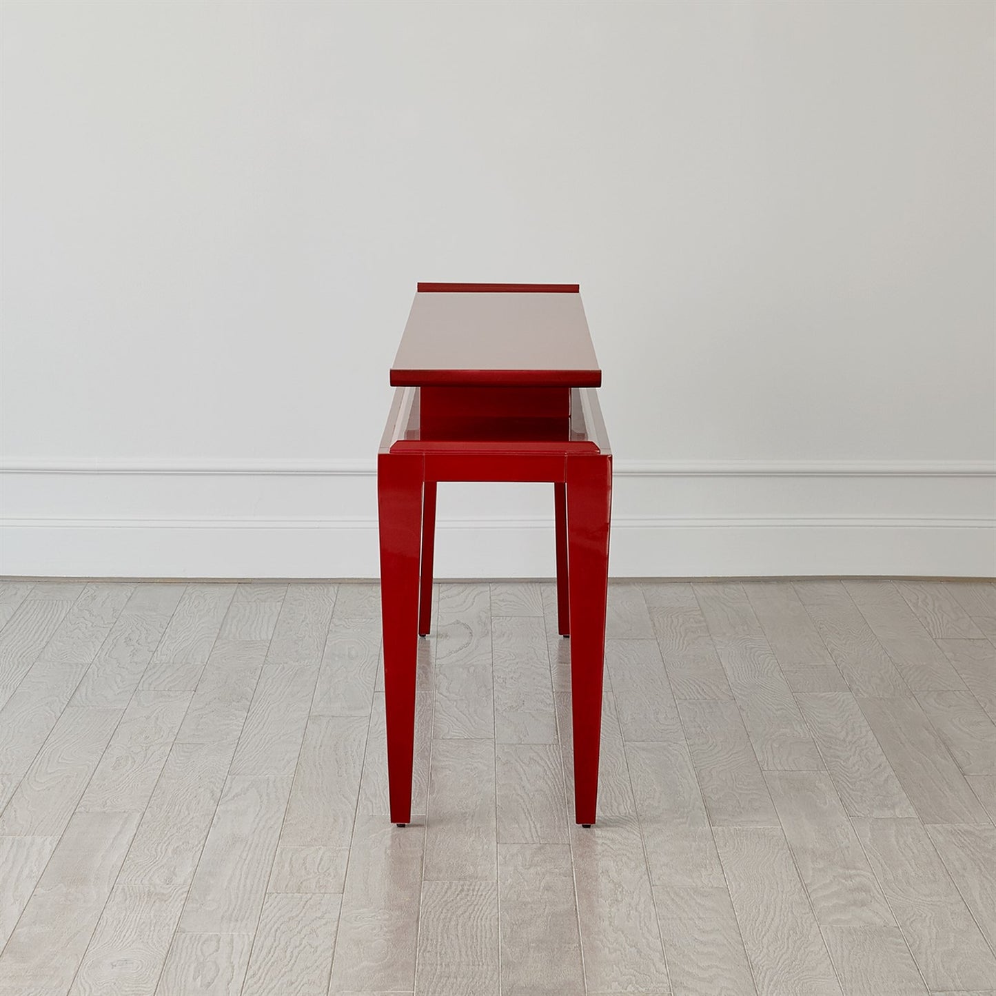 Poise Console Table - Deep Red