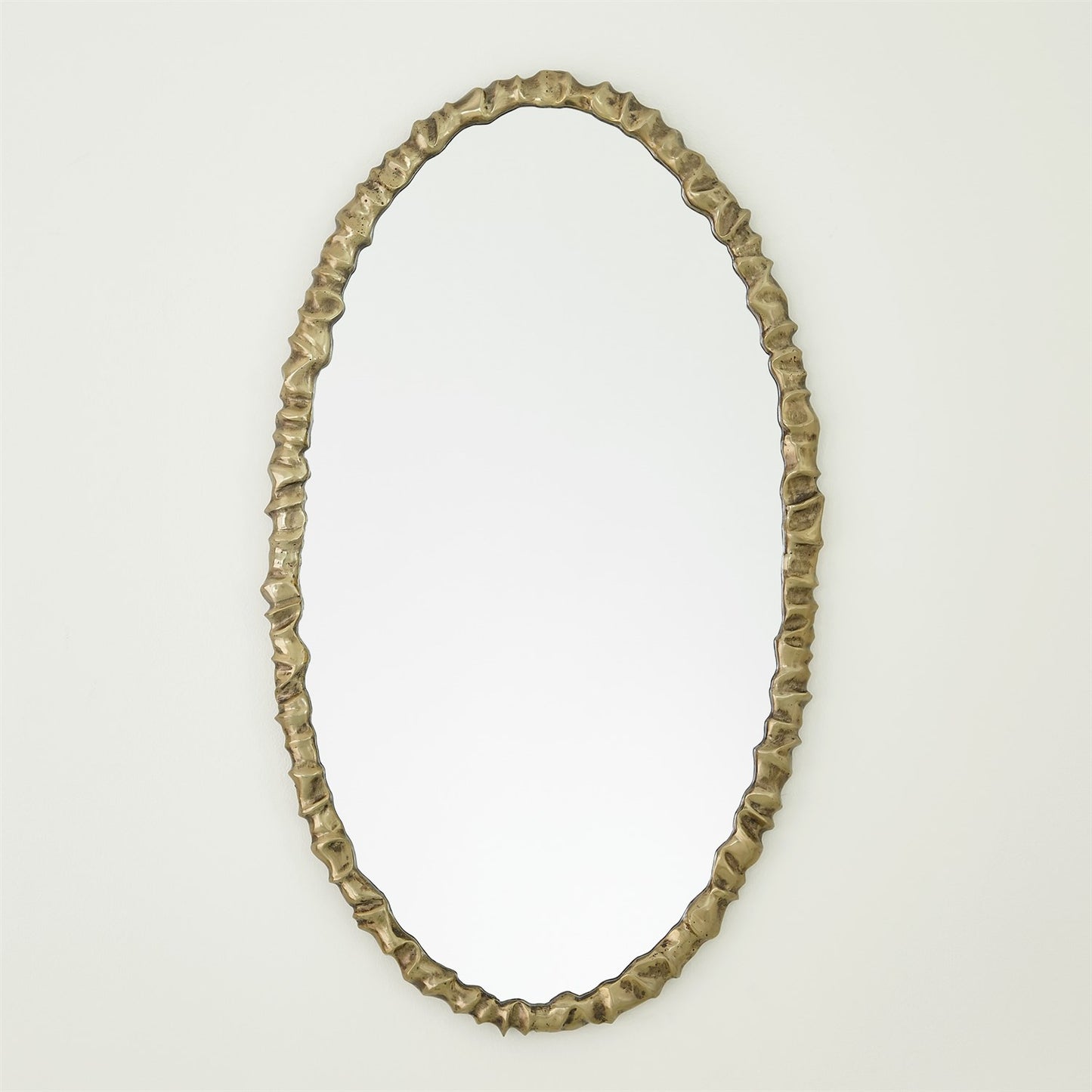 Artiste Oval Mirror - Brass