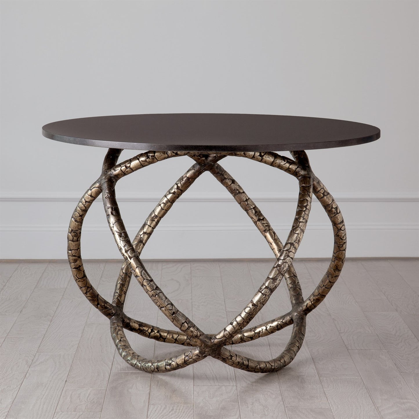 Astro Table - Antique Brass w/Black Granite