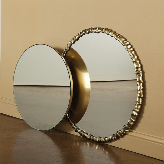 Artiste Round Mirror - Brass