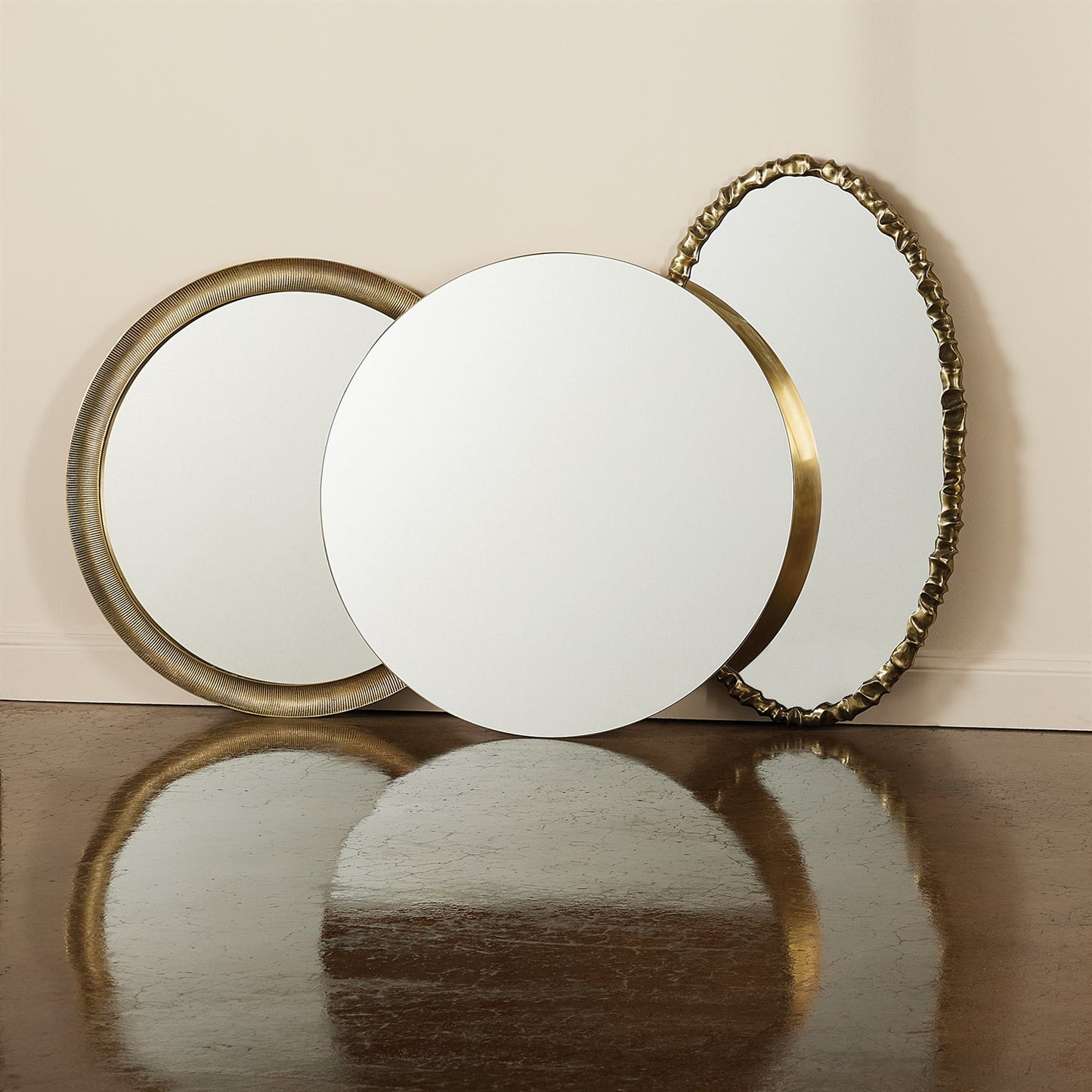 Artiste Oval Mirror - Brass