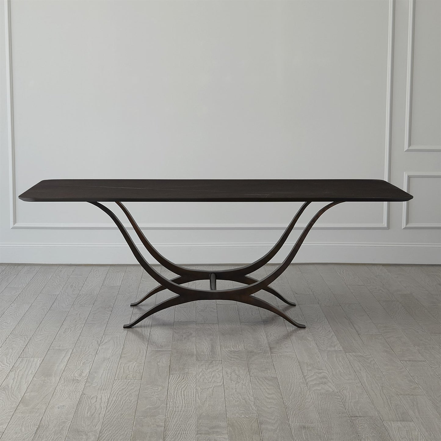 Global - Chorda Dining Table-Bronze-Rectangle