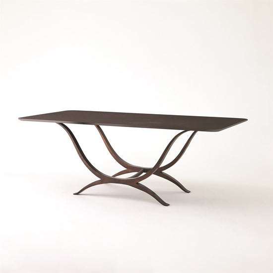 Global - Chorda Dining Table-Bronze-Rectangle