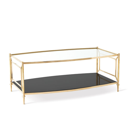 Camber Cocktail Table - Brass