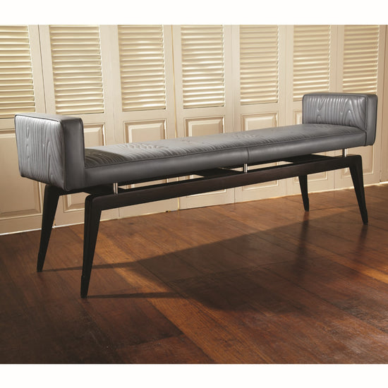 Faux Bois City Bench-Grey