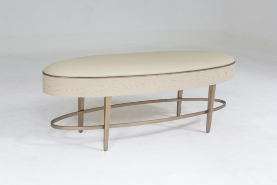 Ellipse Bench-Ivory