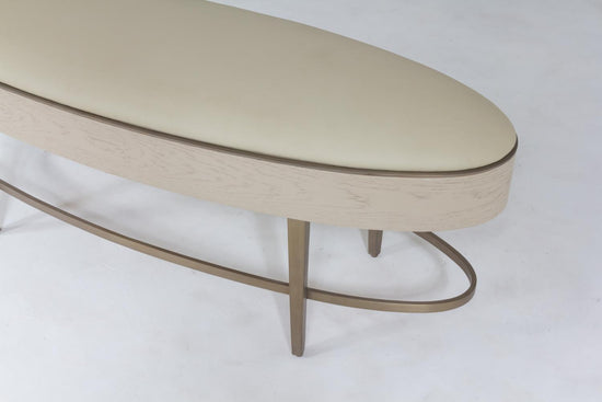 Ellipse Bench-Ivory