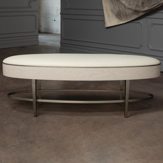 Ellipse Bench-Ivory