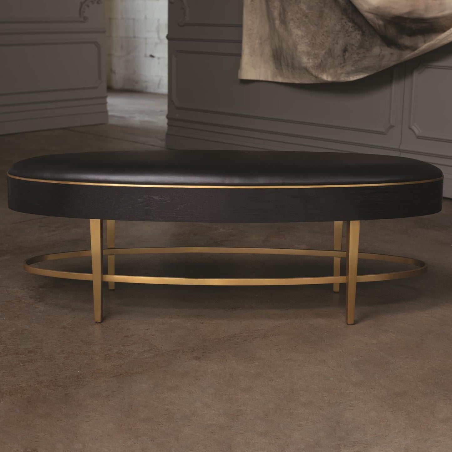 Ellipse Bench - Ebony