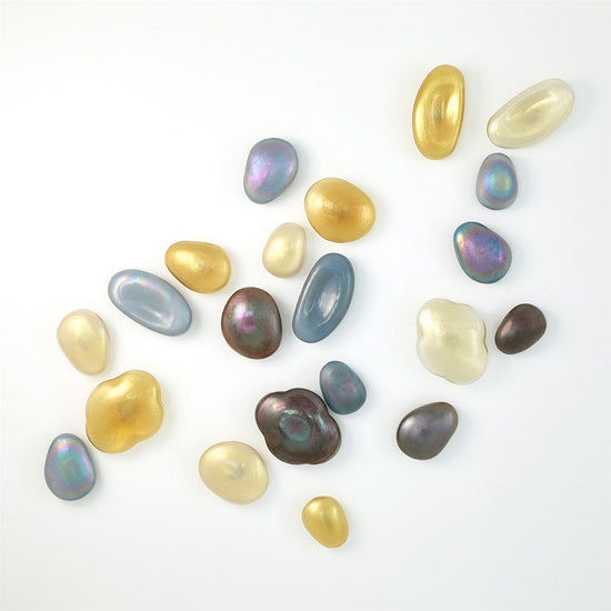 S/5 Glass Wall Gems - Sapphire