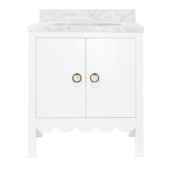 Kealey Bath Vanity - White