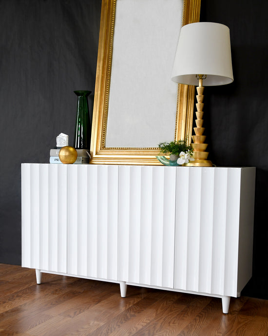 Odette White Buffet Cabinet