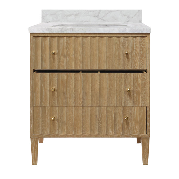 Odin Bath Vanity Small - Cerused Oak