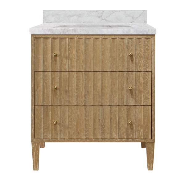 Odin Bath Vanity Small - Cerused Oak