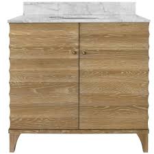 Rhodes Bath Vanity - Cerused Oak