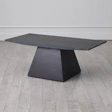 Aero Cocktail Table - Black Leathered Marble