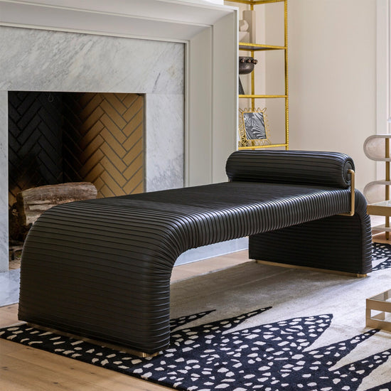 Cade Daybed - Graphite Leather